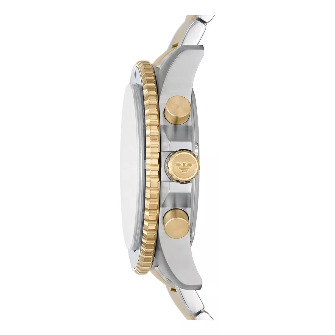 Emporio Armani AR11362 — Reloj de Hombre con Correa y Esfera Azules