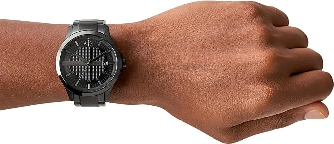 Armani Exchange AX2104 — Reloj de Hombre con Diseño Totalmente Negro