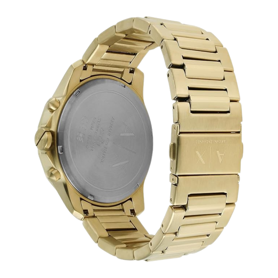 Armani Exchange AX1721 — Reloj de Hombre con Cronógrafo y Tono Dorado