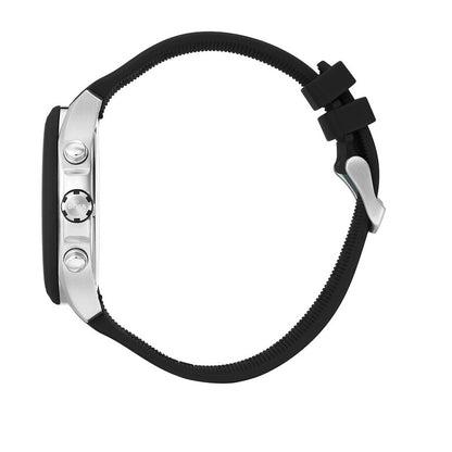 Hugo Boss 1513716 — Reloj de Hombre con Cronógrafo y Correa de Silicona Negra