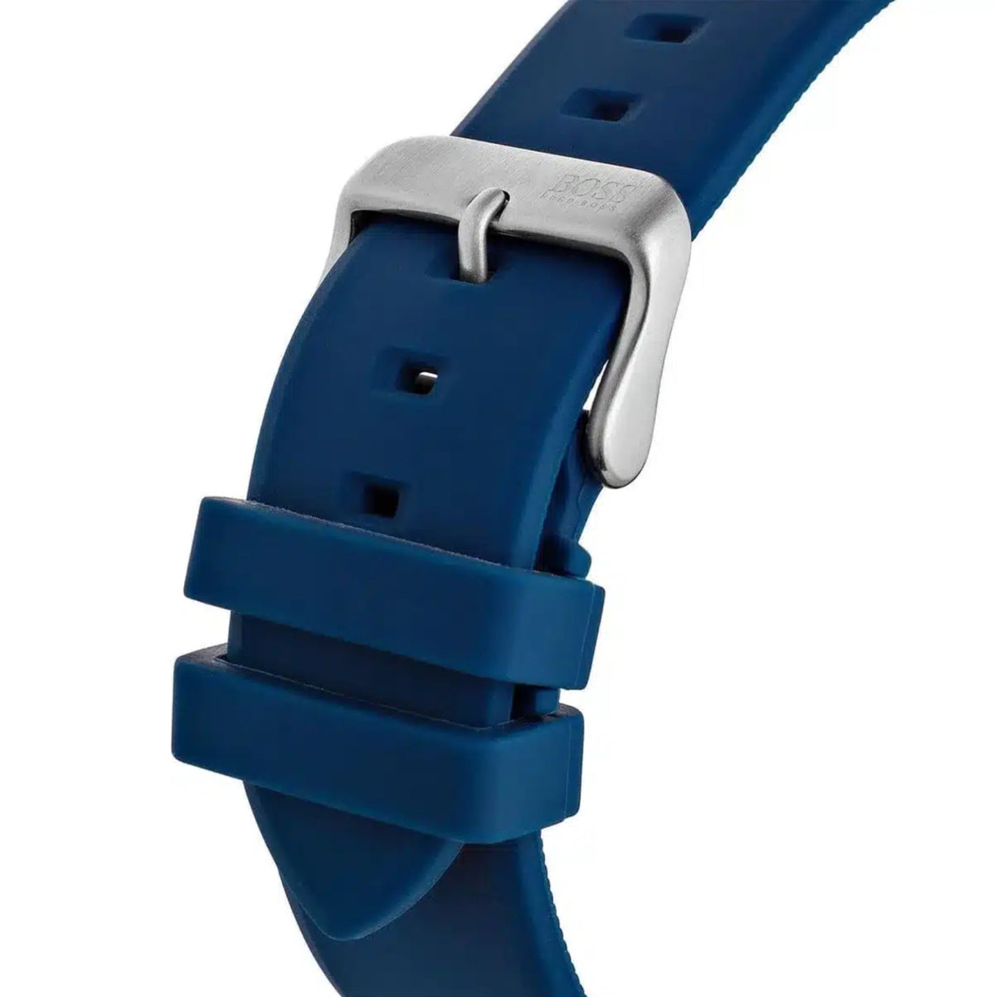 Hugo Boss 1513717 — Reloj de Hombre con Cronógrafo y Correa de Silicona Azul