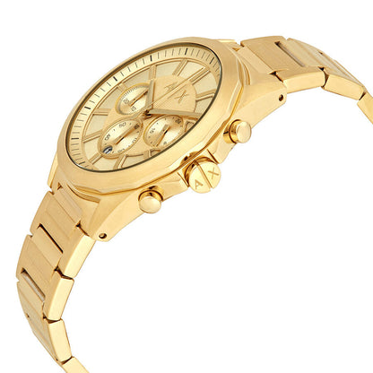 Armani Exchange AX2602 — Reloj de Hombre con Cronógrafo y Tono Dorado