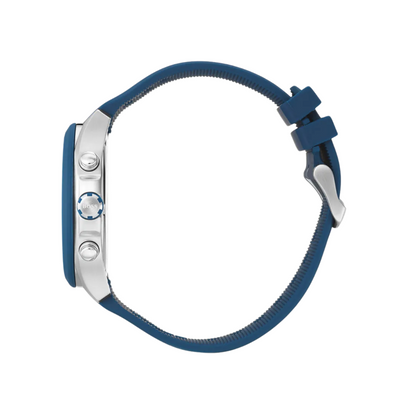 Hugo Boss 1513717 — Reloj de Hombre con Cronógrafo y Correa de Silicona Azul