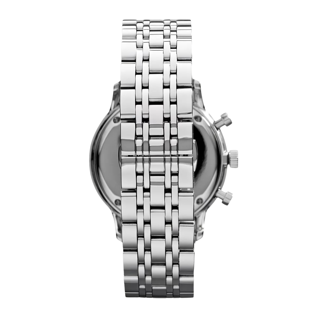 Emporio Armani AR1648 — Brazalete de Acero inoxidable con Esfera Azul