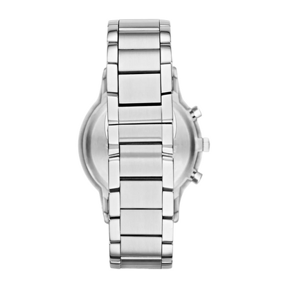 Emporio Armani AR2448 — Reloj de Hombre con Esfera Azul y Brazalete de Acero Inoxidable