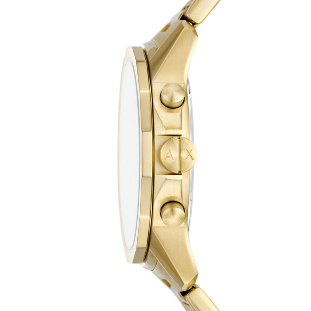 Armani Exchange AX1746 — Reloj Cronógrafo para Hombre en Dorado con Esfera Verde