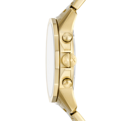 Armani Exchange AX1746 — Reloj Cronógrafo para Hombre en Dorado con Esfera Verde