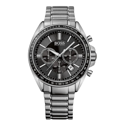 Hugo Boss 1513081 — Reloj para Hombre en Acero Inoxidable con Esfera Gris Oscuro