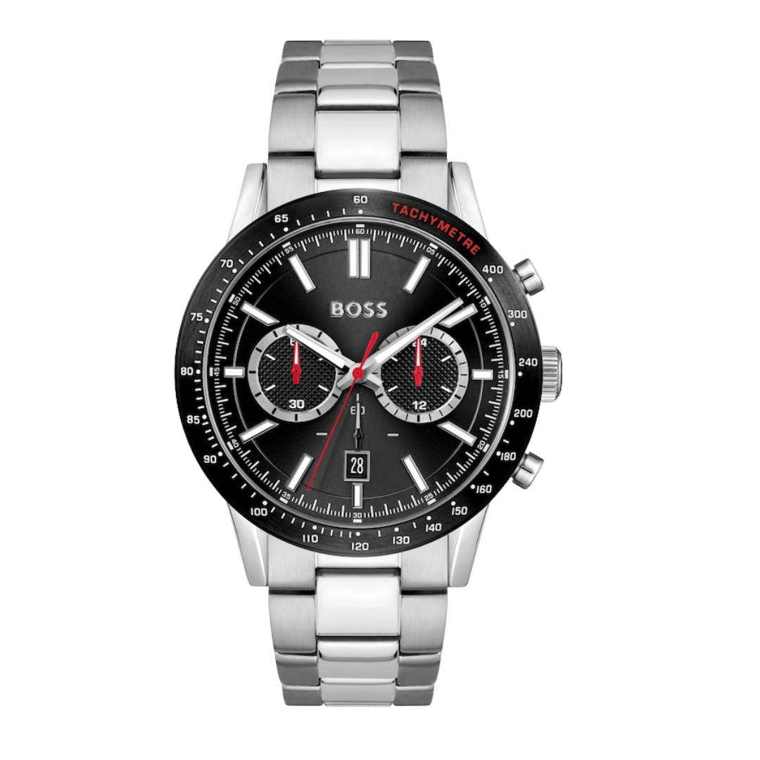 Hugo Boss 1513922 — Reloj para Hombre en Acero Inoxidable con Carátula Negra