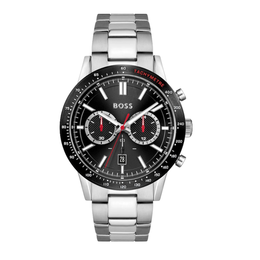 Hugo Boss 1513922 — Reloj para Hombre en Acero Inoxidable con Carátula Negra