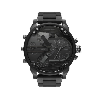 Diesel Mr. Daddy 2.0 DZ7396 — Reloj de Hombre con Brazalete de Acero Inoxidable y Silicona
