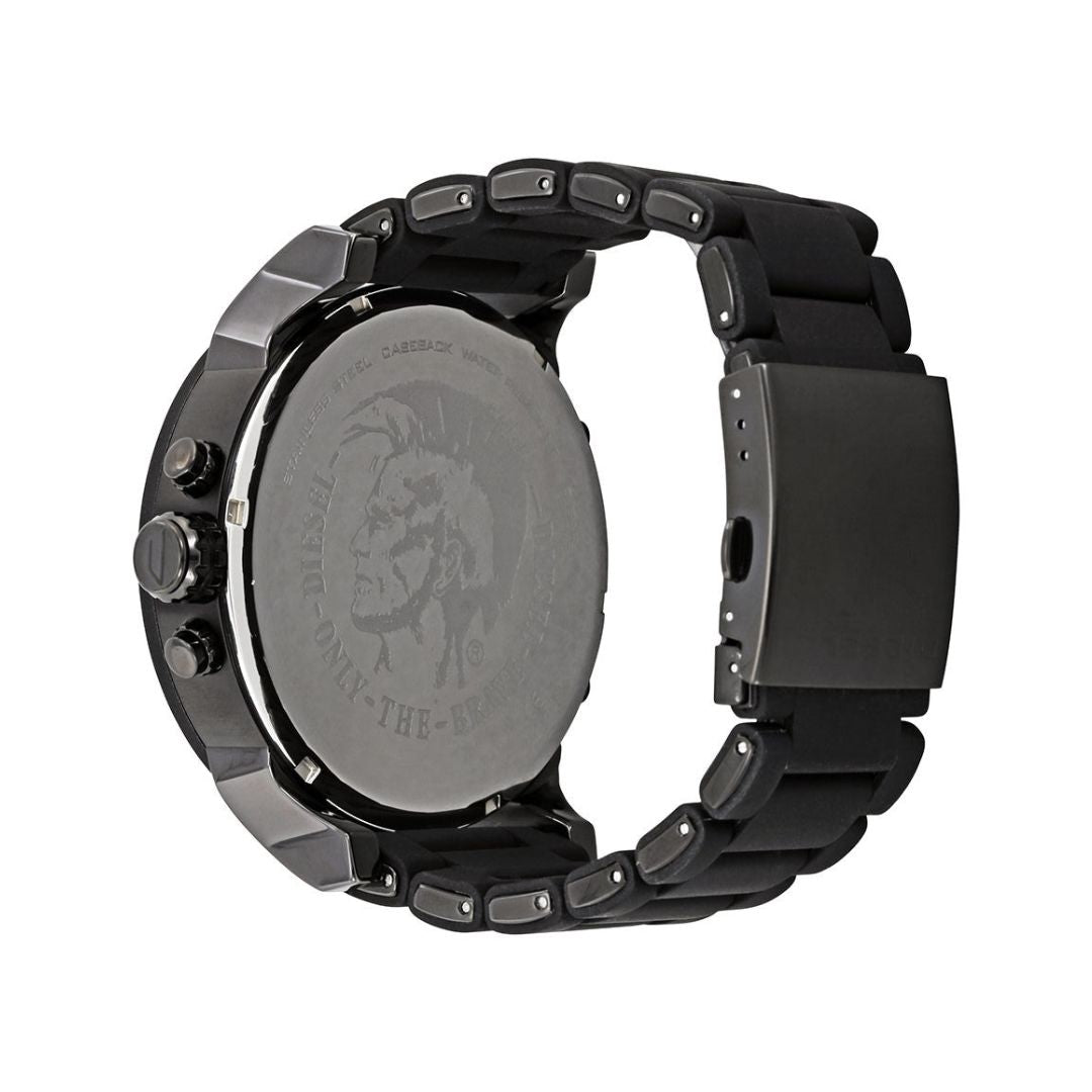 Diesel Mr. Daddy 2.0 DZ7395 — Reloj de Hombre con Brazalete de Acero Inoxidable Negro