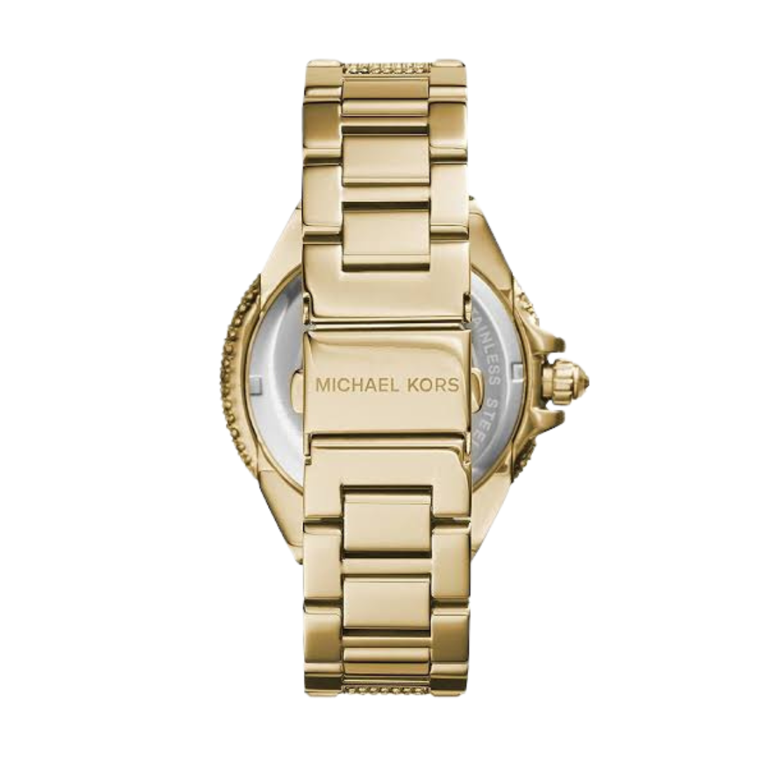Michael Kors MK5720 — Reloj Runway Pavé para Mujer en Color Dorado con Cristales