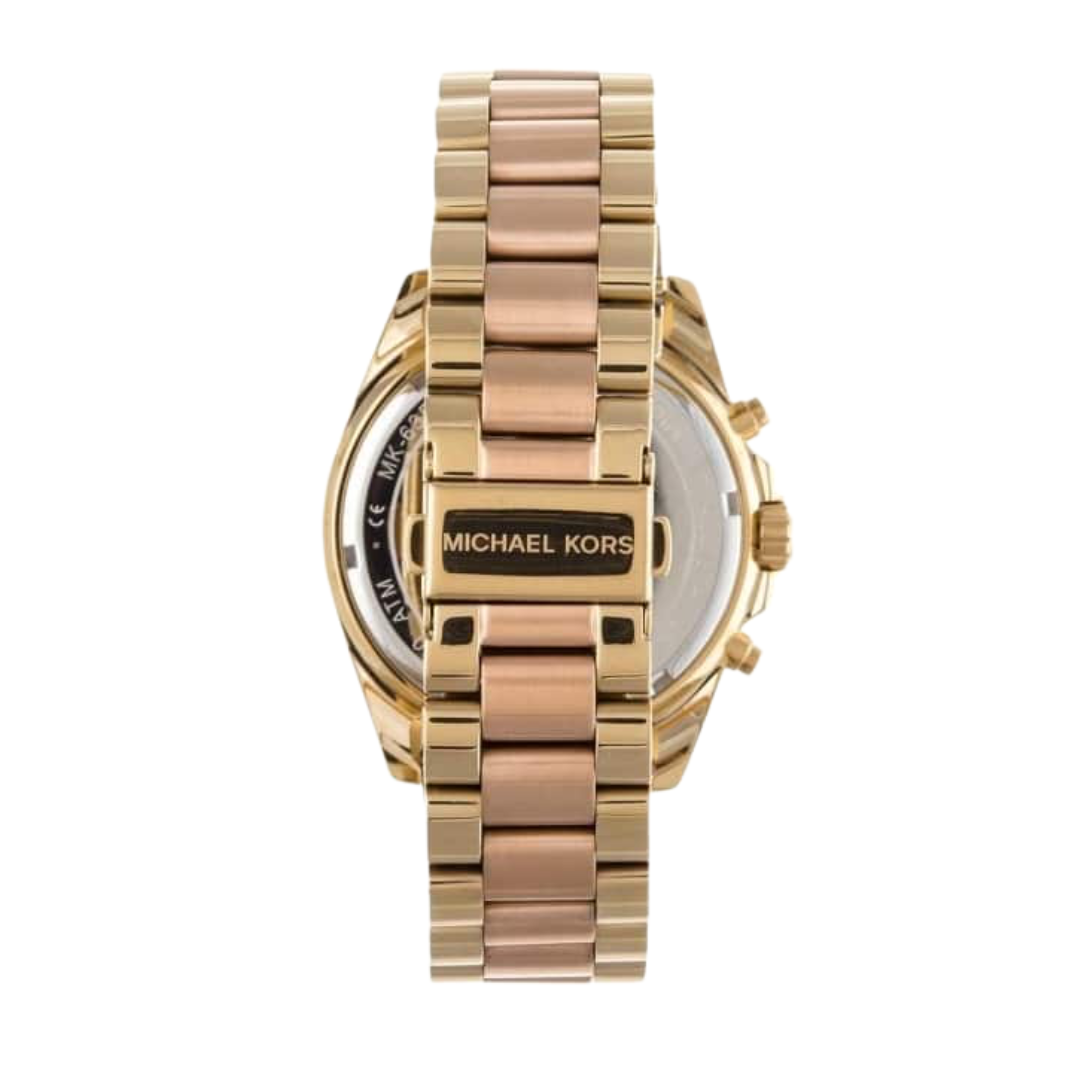 Michael Kors MK6359 — Reloj Runway para Mujer en Color Oro Rosa